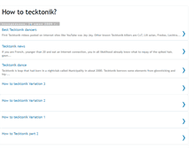 Tablet Screenshot of howtotecktonik.blogspot.com