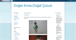 Desktop Screenshot of dogalcocuk.blogspot.com