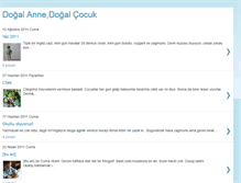 Tablet Screenshot of dogalcocuk.blogspot.com