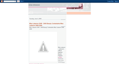 Desktop Screenshot of misslebanon-world.blogspot.com