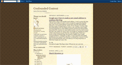Desktop Screenshot of confoundedcontraption.blogspot.com