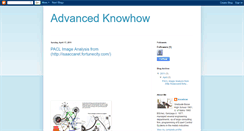 Desktop Screenshot of advanced-knowhow.blogspot.com