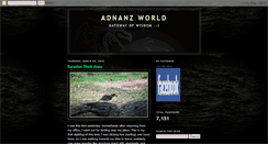 Desktop Screenshot of invincibleadnan.blogspot.com