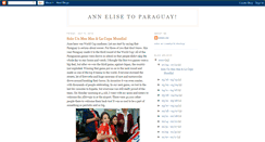 Desktop Screenshot of annelisetoparaguay.blogspot.com