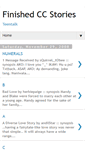 Mobile Screenshot of finishedccstories.blogspot.com