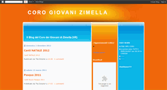 Desktop Screenshot of corogiovanizimella.blogspot.com