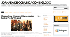 Desktop Screenshot of jornadacomunicacionsigloxxi.blogspot.com