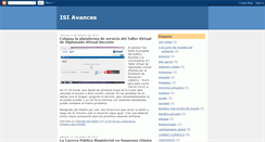 Desktop Screenshot of isiavances.blogspot.com