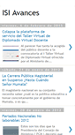 Mobile Screenshot of isiavances.blogspot.com