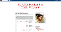 Desktop Screenshot of ilayadalapathivijay.blogspot.com