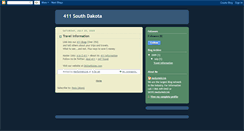 Desktop Screenshot of 411southdakota.blogspot.com