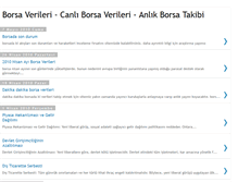 Tablet Screenshot of borsaverileri.blogspot.com