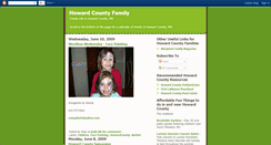 Desktop Screenshot of howardcountyfamily.blogspot.com