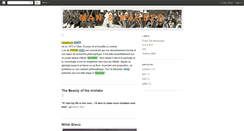 Desktop Screenshot of manandmasses.blogspot.com