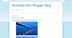 Desktop Screenshot of namasteilam.blogspot.com