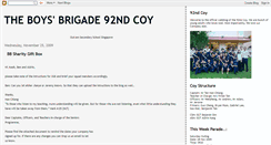 Desktop Screenshot of boysbrigade92ndcoy.blogspot.com