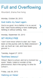 Mobile Screenshot of fullandoverflowing.blogspot.com