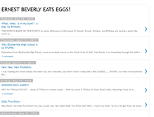 Tablet Screenshot of ernestbeverlyeatseggs.blogspot.com