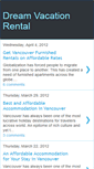 Mobile Screenshot of dreamvacationrental.blogspot.com