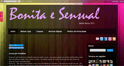 Desktop Screenshot of bonitasensual.blogspot.com