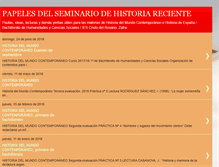 Tablet Screenshot of papelesdelseminariodehistoriareciente.blogspot.com