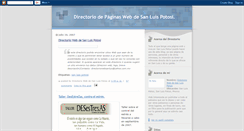 Desktop Screenshot of directoriowebsanluis.blogspot.com