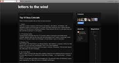 Desktop Screenshot of alettertothewinds.blogspot.com