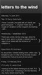 Mobile Screenshot of alettertothewinds.blogspot.com