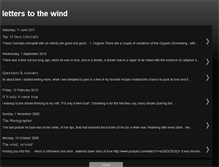 Tablet Screenshot of alettertothewinds.blogspot.com