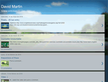 Tablet Screenshot of davidmartin13.blogspot.com