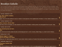 Tablet Screenshot of brooklyncatholic.blogspot.com