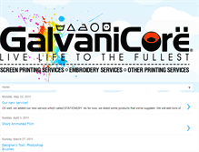 Tablet Screenshot of galvanicore.blogspot.com