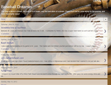 Tablet Screenshot of baseballdreamin.blogspot.com