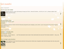 Tablet Screenshot of hatimandiri.blogspot.com