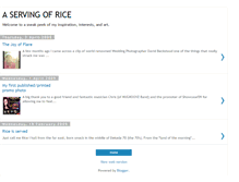 Tablet Screenshot of abowlfullofrice.blogspot.com