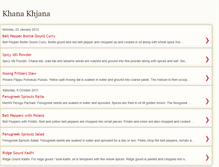 Tablet Screenshot of khanakhjana.blogspot.com