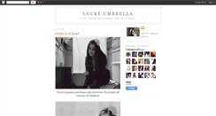 Desktop Screenshot of luckyumbrella.blogspot.com