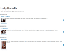 Tablet Screenshot of luckyumbrella.blogspot.com