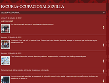 Tablet Screenshot of escuelaocupacionalsevilla.blogspot.com