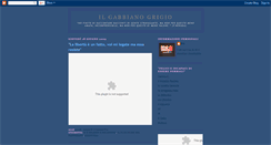 Desktop Screenshot of ilgabbianogrigio.blogspot.com