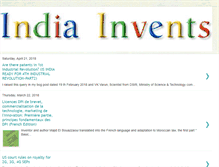 Tablet Screenshot of indiainvents.blogspot.com