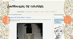 Desktop Screenshot of globulinasdecolores.blogspot.com