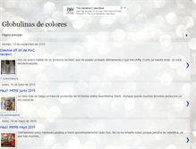 Tablet Screenshot of globulinasdecolores.blogspot.com