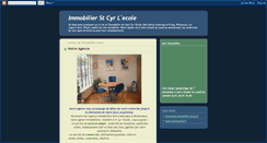 Desktop Screenshot of immobilier-stcyrlecole.blogspot.com