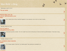 Tablet Screenshot of mai-britts-blog.blogspot.com