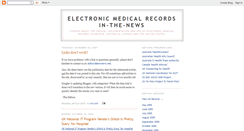 Desktop Screenshot of emrnews.blogspot.com