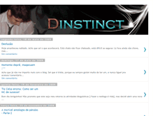 Tablet Screenshot of dinstinct.blogspot.com