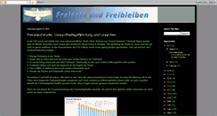 Desktop Screenshot of freiseinundbleiben.blogspot.com