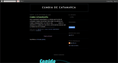 Desktop Screenshot of cumbiadecatamarca.blogspot.com