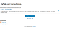 Tablet Screenshot of cumbiadecatamarca.blogspot.com